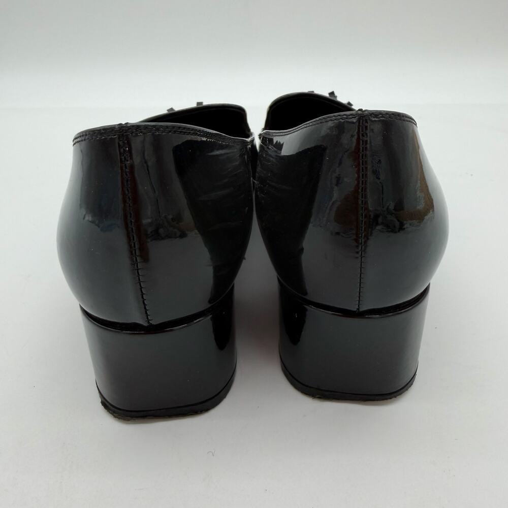 Saint Laurent Elegant Patent Leather Tassel Accents Pumps Women's Size 7 IT 37 - Picture 6 of 8